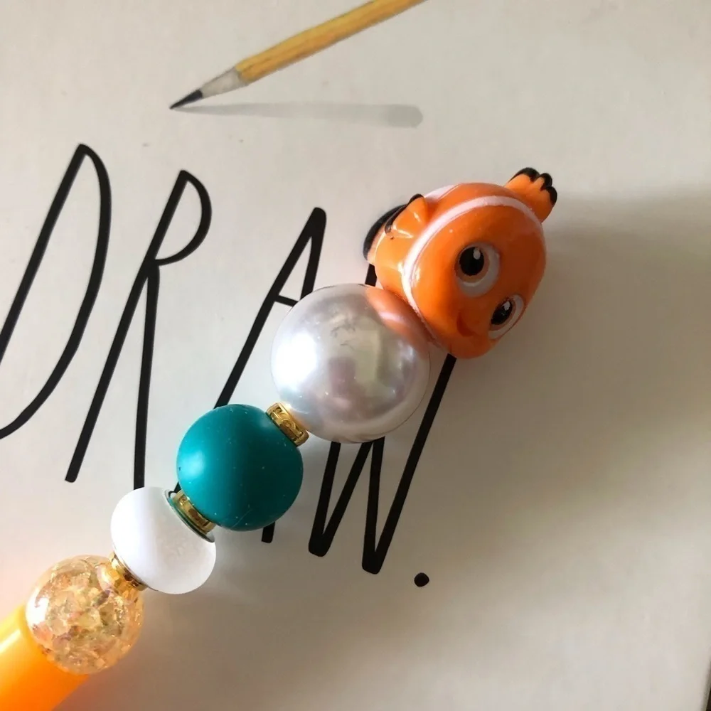 Disney Doorables: Finding Nemo: Nemo handmade beaded pen